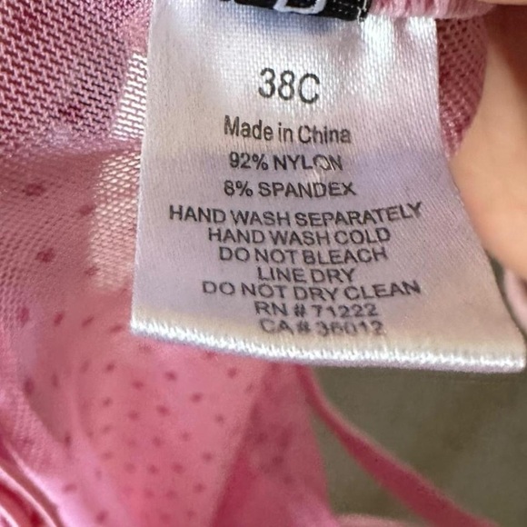Y2K 90s Rampage Pink Bustier Slip Size 38C - Picture 8 of 8